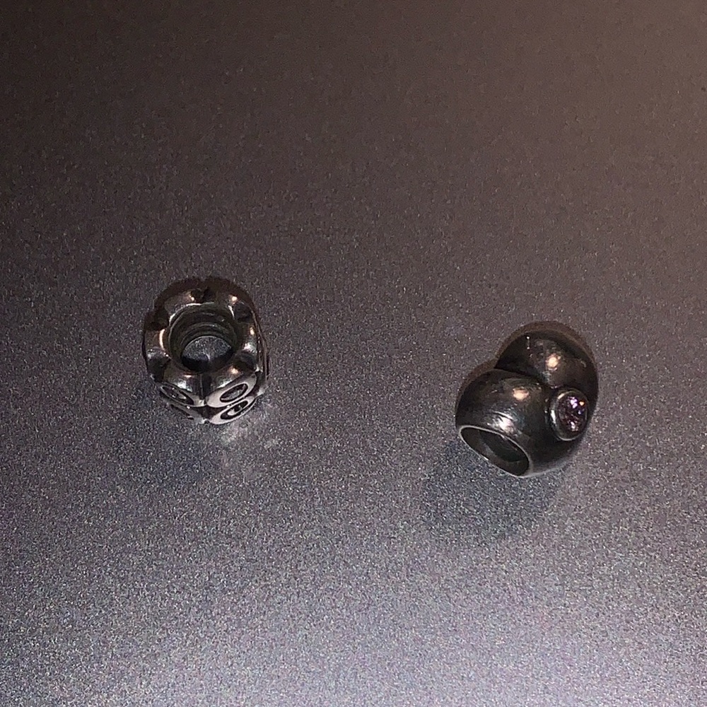 Pandora silver charms